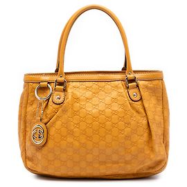 Gucci Gelbe Guccissima Sukey Tasche