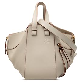 LOEWE Borsa Hammock in pelle di vitello granata media marrone - Loewe