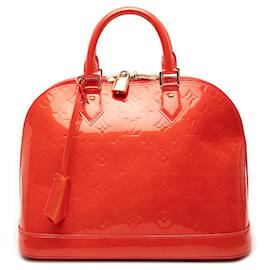 Louis Vuitton Alma PM in Vernis Monogram Arancione