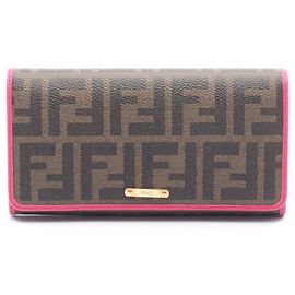 Fendi Zucca Bifold Langbörse