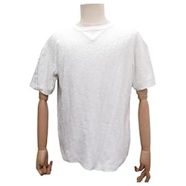 DIOR MONOGRAMM SCHRÄG RELAXED CUT T-SHIRT 113J692A0614 M 50 WEISS TOP