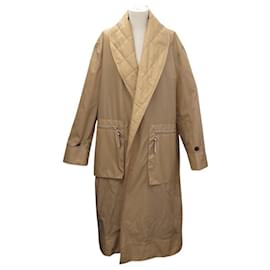 CAPPOTTO LOEWE IMPERMEABILE TRENCH COLLO QUILT M 40 OVERSIZE BEIGE - Loewe