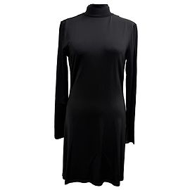 Stella Mc Cartney Abito Mini con Schiena Scoperta Stella McCartney in Viscosa Nera