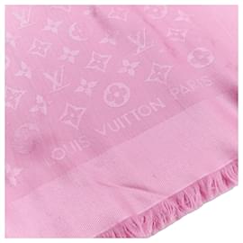 Sciarpa in seta e lana Monogram Louis Vuitton