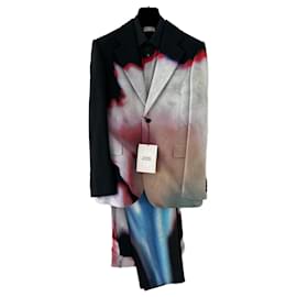 Completo Alexander McQueen in Twill con Stampa Floreale