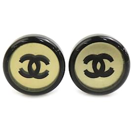 Orecchini a clip Chanel neri e argento