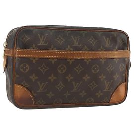 LOUIS VUITTON Clutch Compiegne 28 M51845 LV Auth 173963