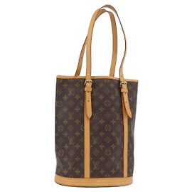 LOUIS VUITTON Borsa a Spalla Monogram Bucket GM M42236 LV Auth BA10992