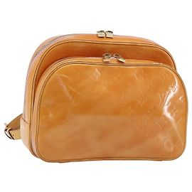 LOUIS VUITTON Zaino Marley Monogram Vernis Rosa M91039 LV Auth LNZ301