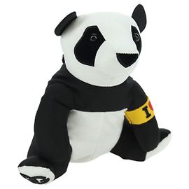 Dolce & Gabbana DOLCE&GABBANA D&G x Jujutsu Kaisen Borsa Ecologica Panda Borsa in Nylon Nera Auth 167067SM