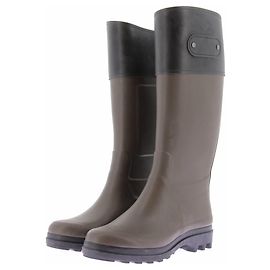 Botines de lluvia Aigle caqui de goma Talla 38