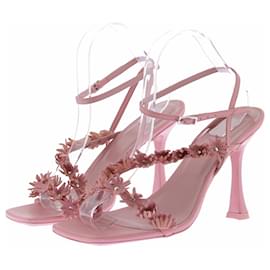 By Far Sandali rosa con fiori