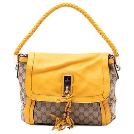 Borsa Bella in tela GG beige di Gucci