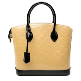 Louis Vuitton Lockit PM Vernis Monogram Beige