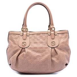 Borsa tote Scarlett Guccissima marrone di Gucci