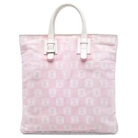 Borsa tote in tela Anagram rosa LOEWE - Loewe