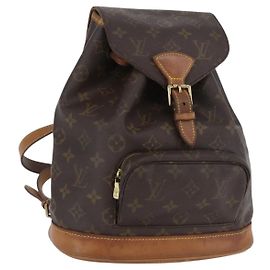 LOUIS VUITTON Zaino Monogram Montsouris MM M51136 LV Auth LNZ322