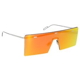 Óculos de sol HARDIOR Christian Dior metal Laranja Preto Auth BA11301