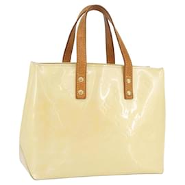 LOUIS VUITTON Monogram Vernis Reade PM Borsa a Mano Perle M91336 LV Auth BA10949