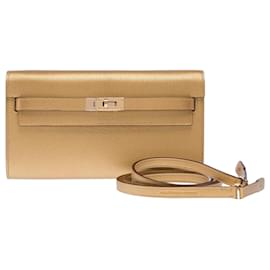 Hermès Borsa HERMES Kelly to go in Pelle Dorata - 103378