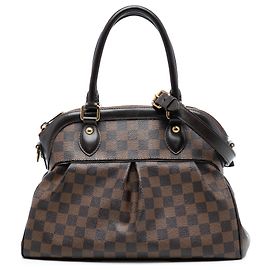 Louis Vuitton Marrone Damier Ébène Trevi PM