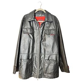 Vintage Lederjacke Versace Jeans Couture