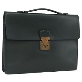 LOUIS VUITTON Taiga ServietteKourad Borsa da Lavoro Épicea T16786 LV Auth 172881