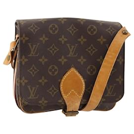 LOUIS VUITTON Borsa a Spalla Monogram Cartouchiere MM M51253 LV Auth 163323