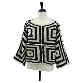 GUCCI Tops de Punto Algodón Blanco Auth 172546M