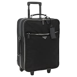 PRADA Custodia in Nylon Nero Argento Auth am10829 - Prada
