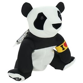 Dolce & Gabbana DOLCE&GABBANA D&G x Jujutsu Kaisen Borsa Ecologica Panda Borsa in Nylon Nera Auth 167051SM