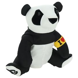 Dolce & Gabbana DOLCE&GABBANA D&G x Jujutsu Kaisen Borsa Ecologica Panda Borsa in Nylon Nera Auth 167081SM