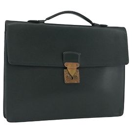 LOUIS VUITTON Taiga ServietteKourad Borsa da Lavoro Épicea T16786 LV Auth bs33668