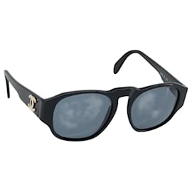 Gafas de sol CHANEL de plástico Negro CC Auth bs33724