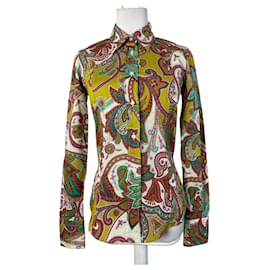 Camicia in seta astratta vintage Emilio Pucci Multicolore 40/L - Etro