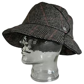 Cappello di lana vintage Givenchy grigio marrone M