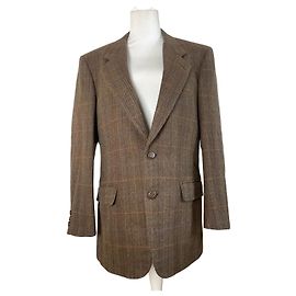 Blazer in Lana Vintage Balenciaga Marrone
