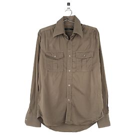 Gucci von Tom Ford SS97 Militär Cargo-Taschen Button-Up Hemd