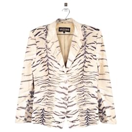 Roberto Cavalli AW98 Blazerjacke mit Tigerdruck