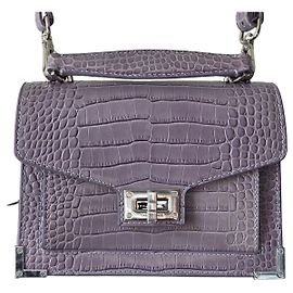 Borsa in pelle lilla The Kooples