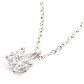 Tiffany & Co Collana con diamante solitario Tiffany PT950