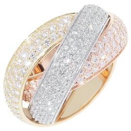 Cartier Trinity Ring Au750 mit Diamant Größe 53