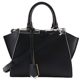 Borsa 2way Petit 2Jours in pelle Fendi