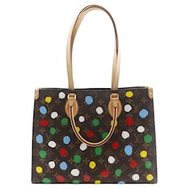 Borsa tote OnTheGo MM Monogram Vernis Louis Vuitton LV×YK