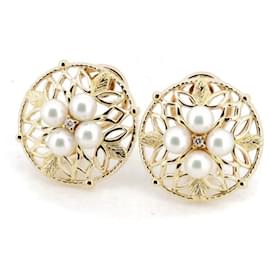 Orecchini in Perla e Diamante Mikimoto Au750