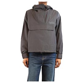 Ganni Anorak de nylon ripstop cinza escuro - tamanho XS