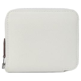 Portefeuille compact en soie MORS & CO d'Hermès