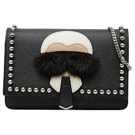 Borsa a catena con borchie Fendi Karlito