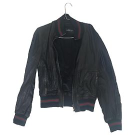 Giacca Aviatore in Pelle Gucci