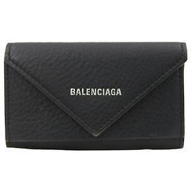 Estuche de Llaves de Cuero Balenciaga